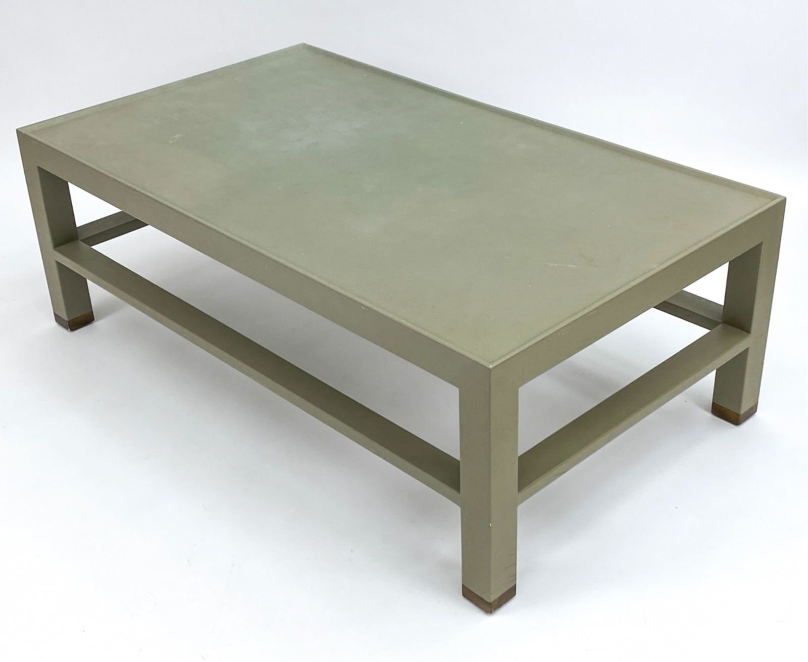 VINTAGE MADE GOODS RAFFIA WRAPPED COFFEE TABLE (1 of 14)