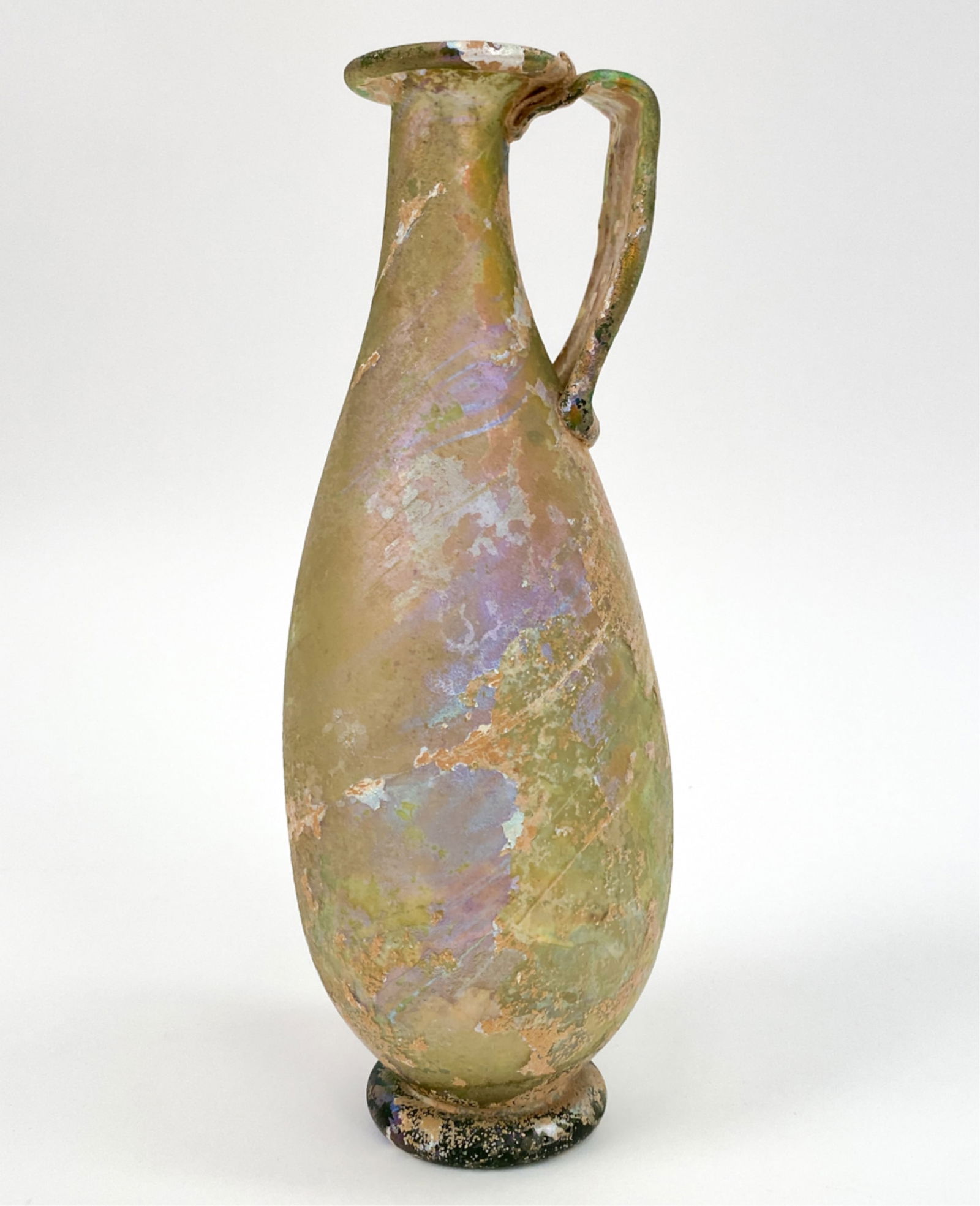 ANCIENT ROMAN TALL HANDLED POURING VESSEL (1 of 17)