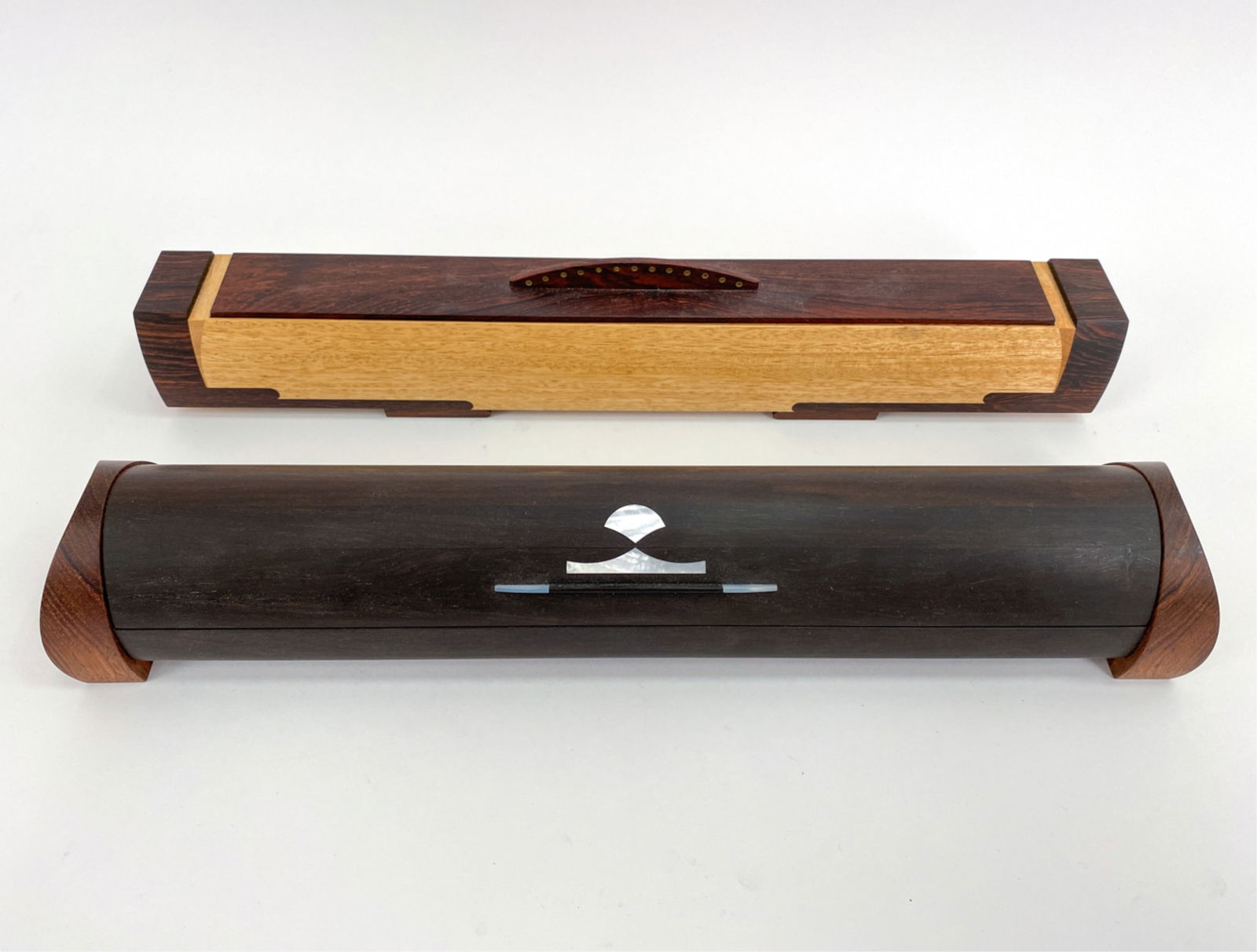 (2) PHIL WEBER CRAFT WOOD BOXES (1 of 17)