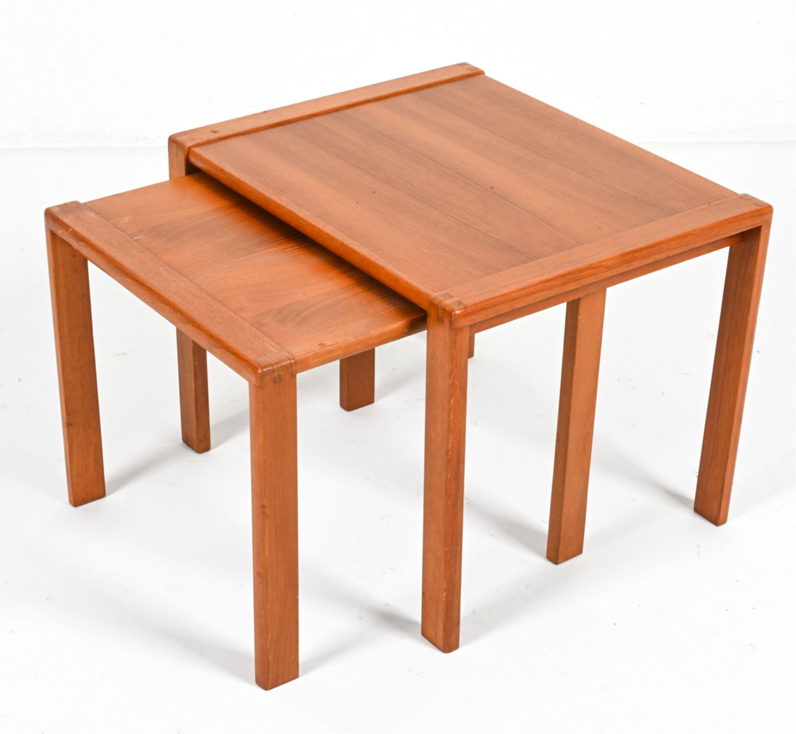 (2) DANISH MODERN TEAK NESTING TABLES (1 of 13)