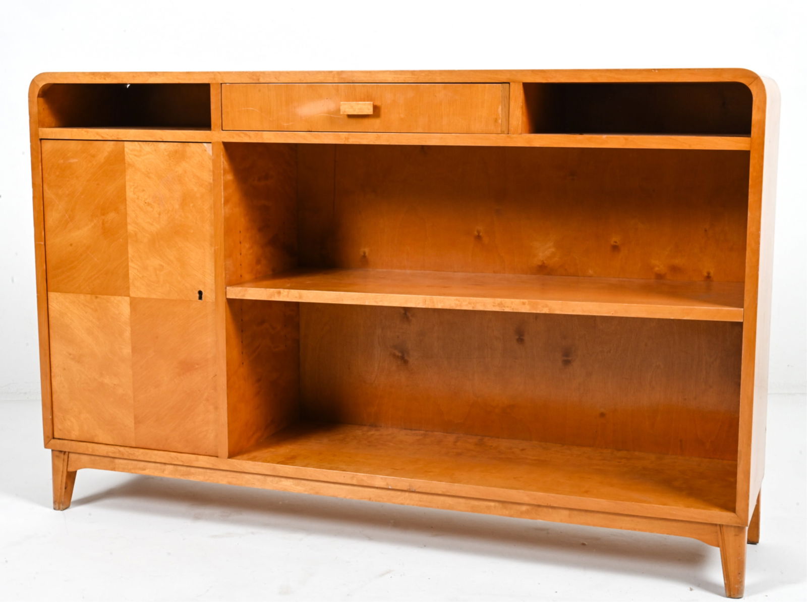 SWEDISH ART DECO BIRCH CONSOLE BOOKCASE (1 of 15)