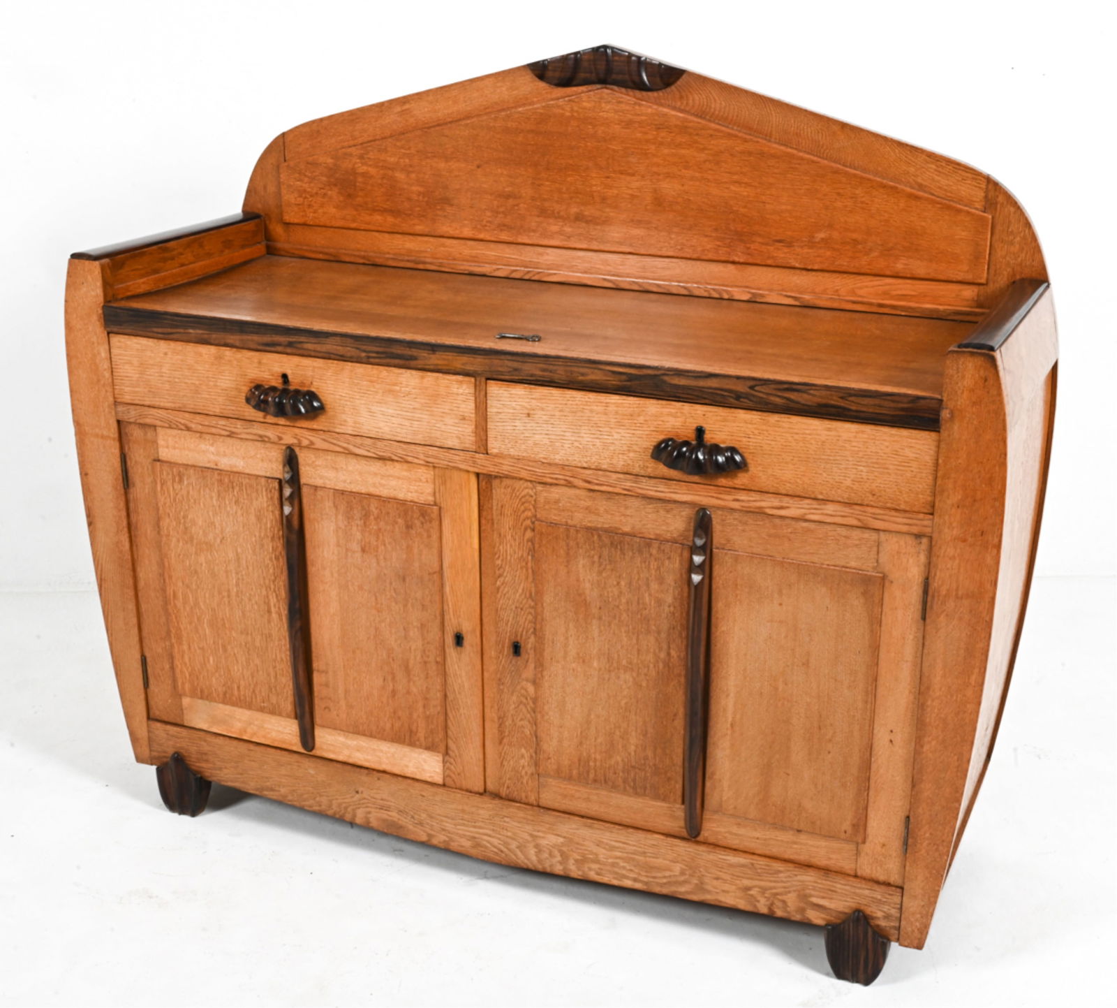 Art Deco Amsterdam School Oak & Coromandel Buffet Auction