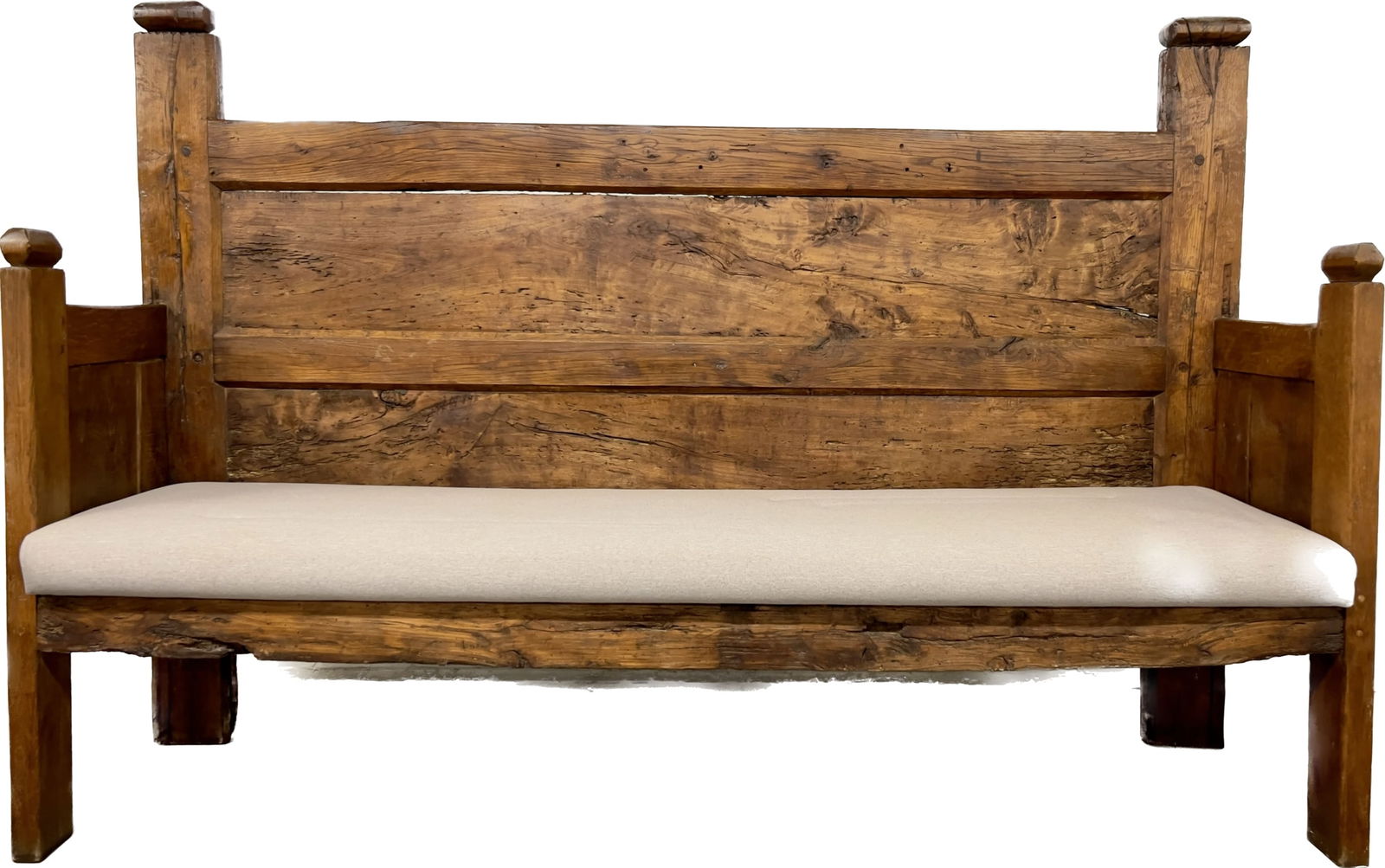 ANTIQUE 18TH C. FRENCH OAK BENCH (1 of 20)