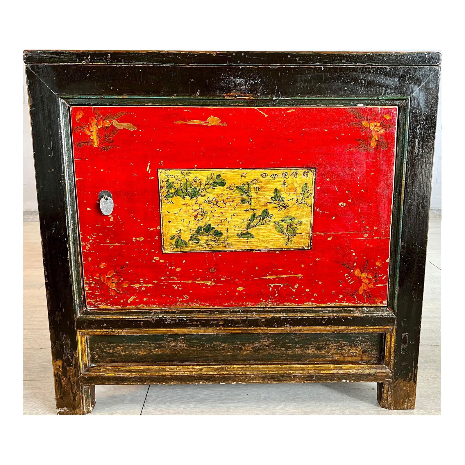 ANTIQUE 19TH C. MONGOLIAN SIDEBOARD CABINET (1 of 19)