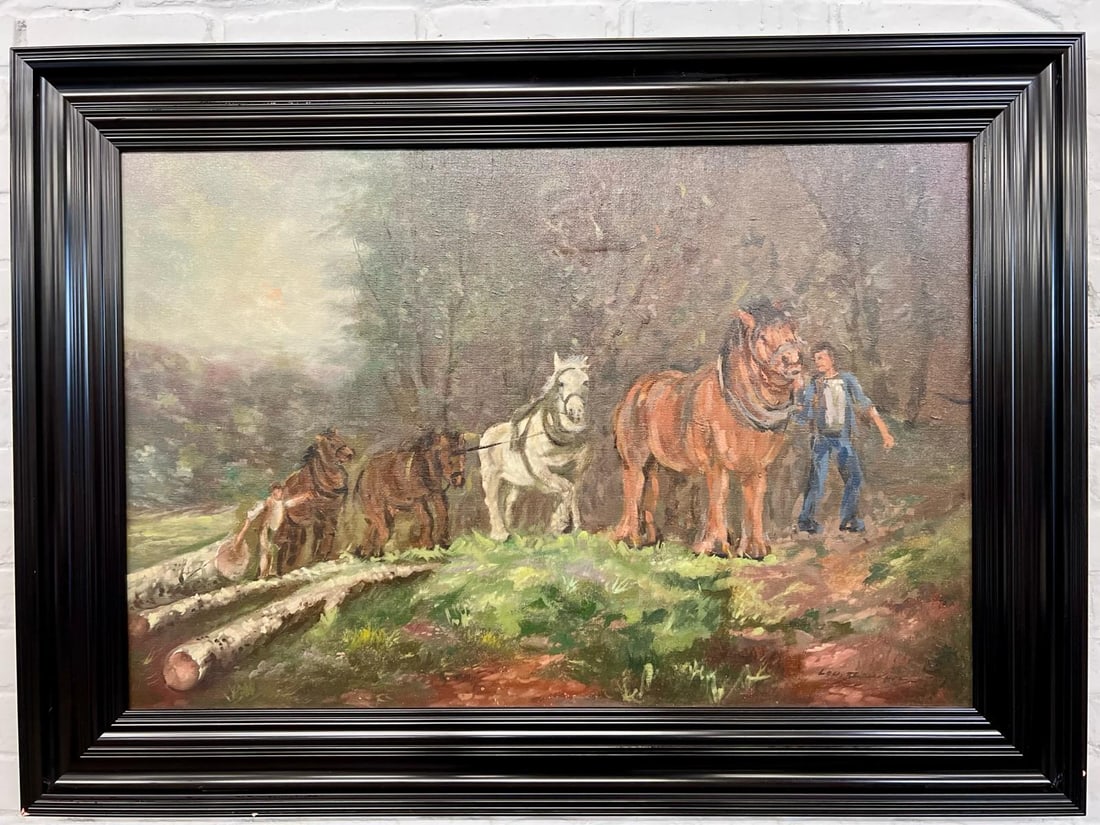 VINTAGE DUTCH O/C PAINTING (1 of 8)