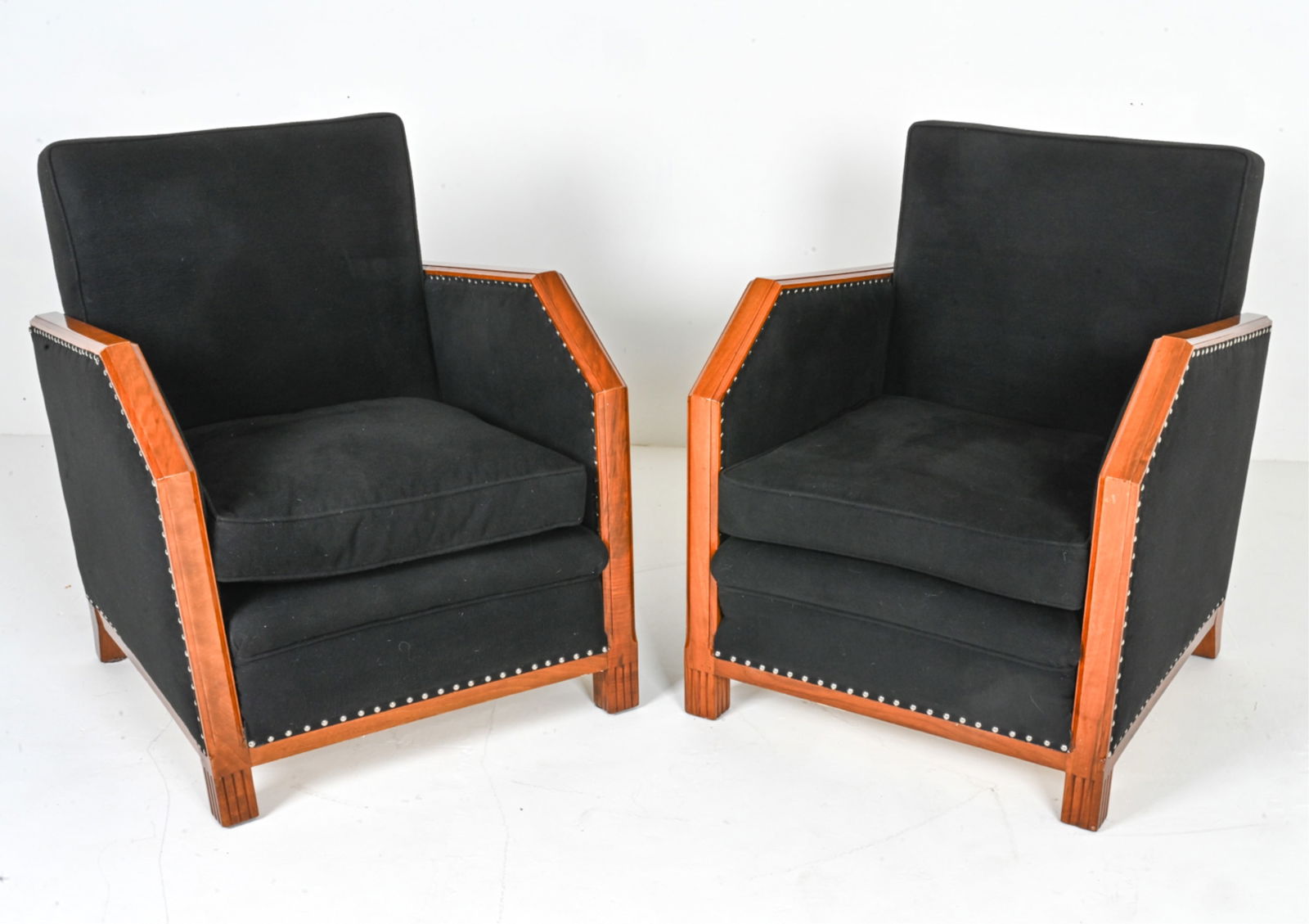 PAIR OF ART DECO CLUB CHAIRS (1 of 17)