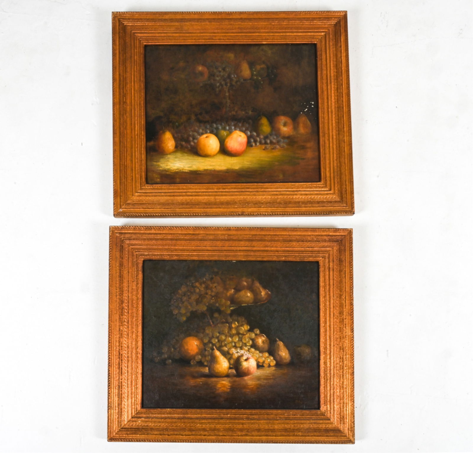 (2) 19TH C. O/C STILL LIFES WITH FRUIT (1 of 10)