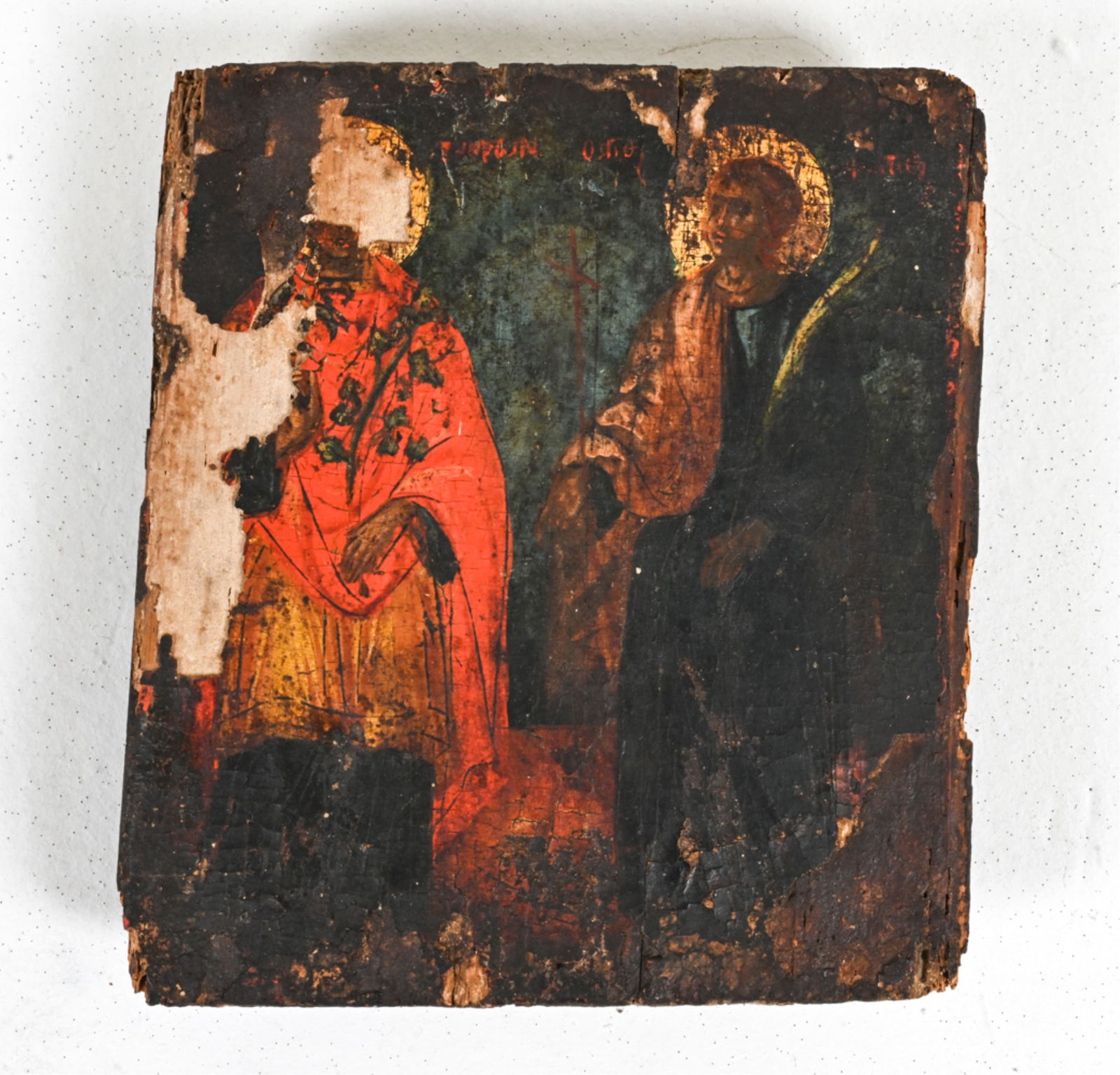 ANTIQUE ORTHODOX RELIGIOUS ICON (1 of 10)