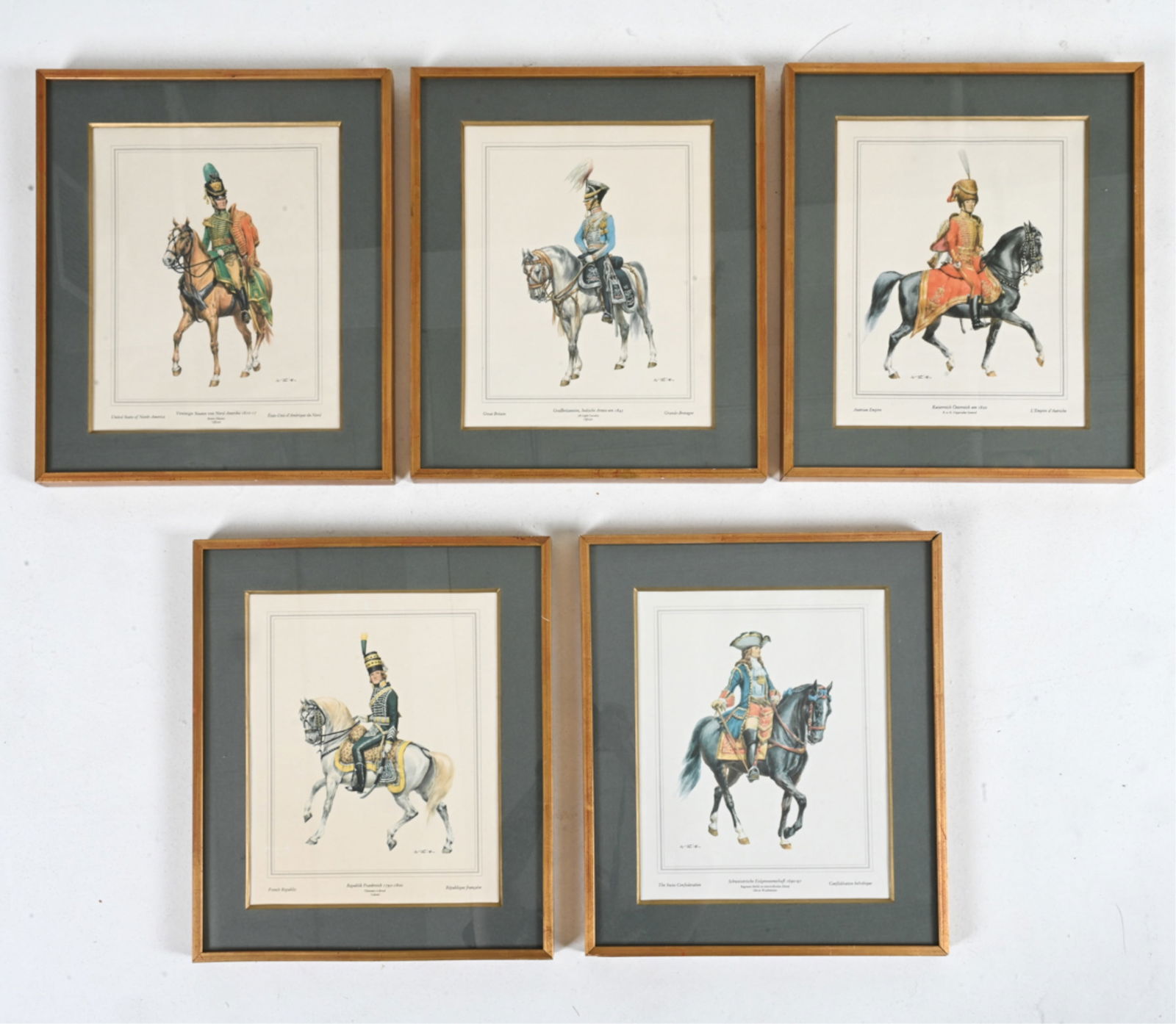 (5) CONTEMPORARY 17TH C. MILITARY LITHOGRAPHS (1 of 10)