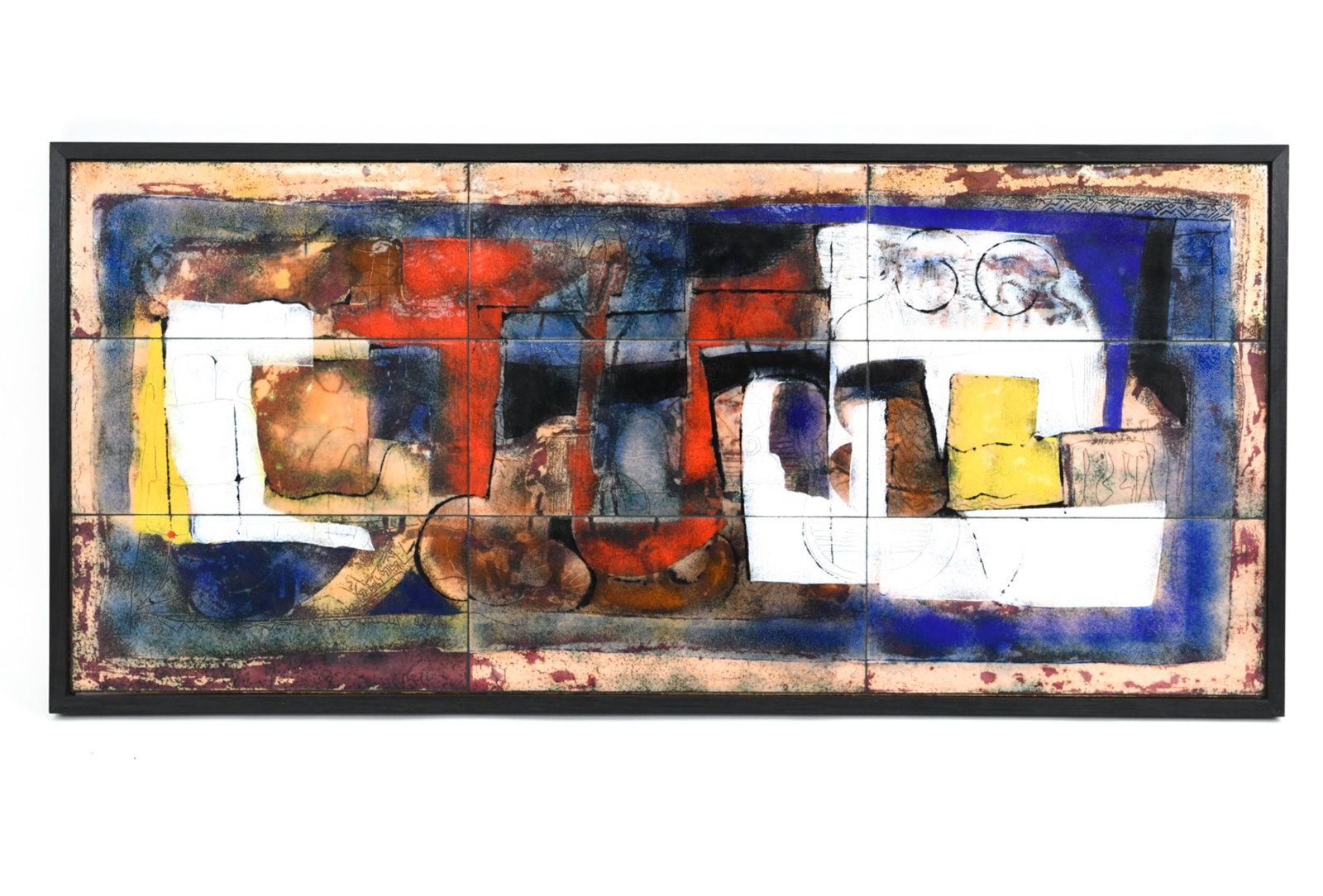 GIORGIO MUSSONI, ITALY ( B.1933) ENAMEL ON COPPER (1 of 6)