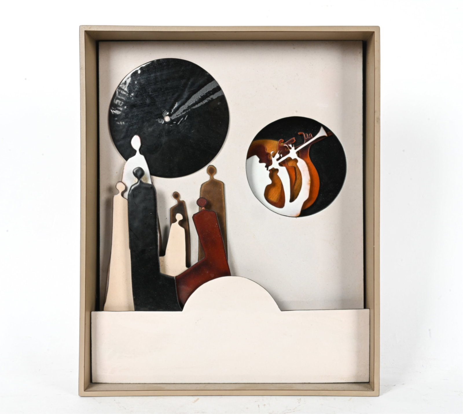 SHIRELY ROSENTHAL (1924-2015) - ENAMEL SCULPTURE (1 of 6)