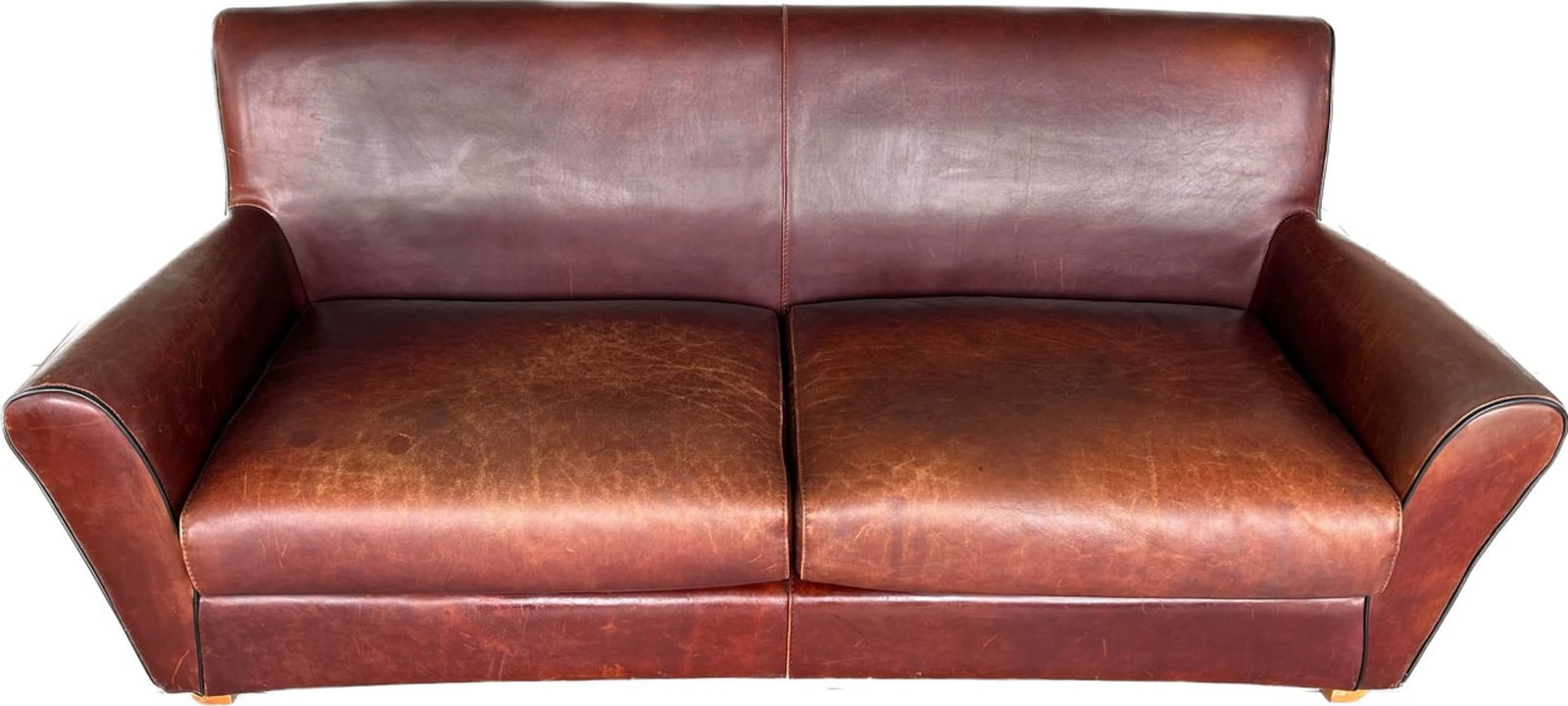 VINTAGE LEATHER SOFA BY ROCHE BOBOIS (1 of 16)