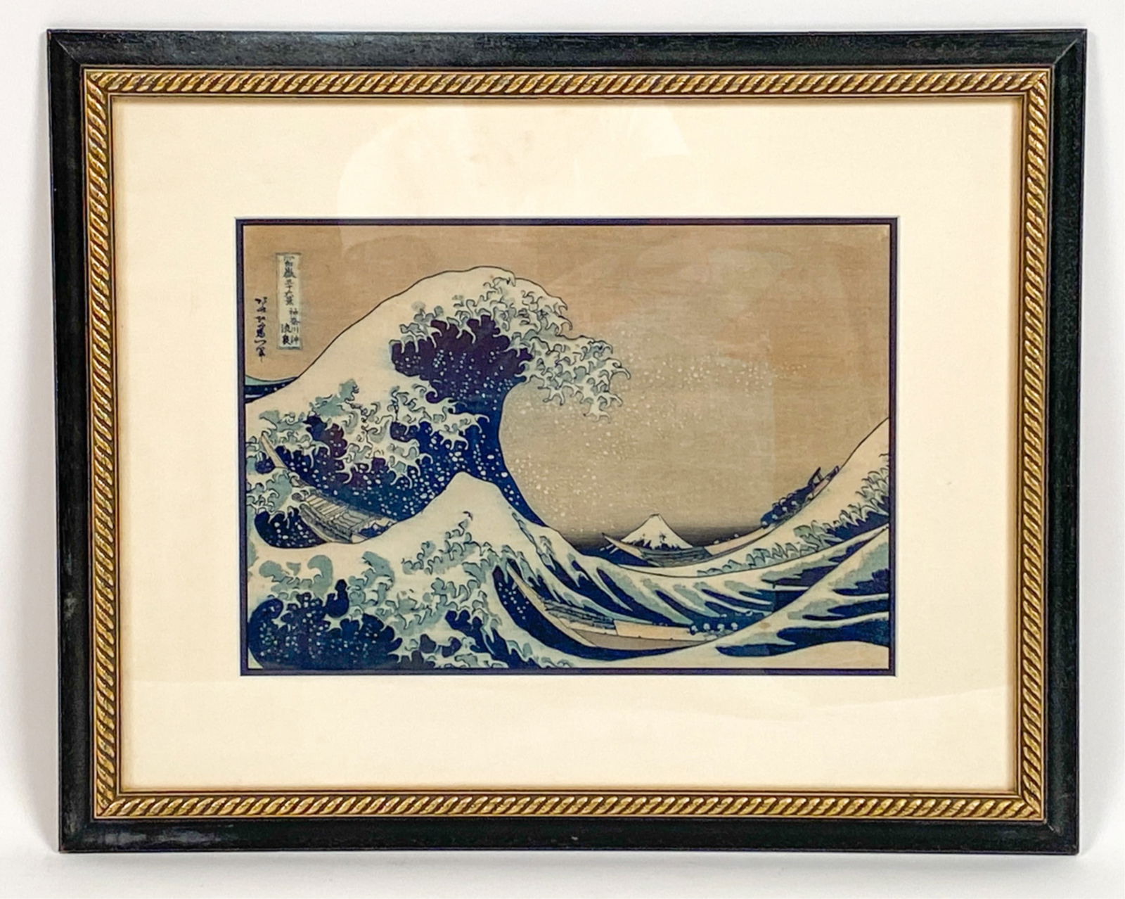 AFTER HOKUSAI GREAT WAVE WOODBLOCK (1 of 6)