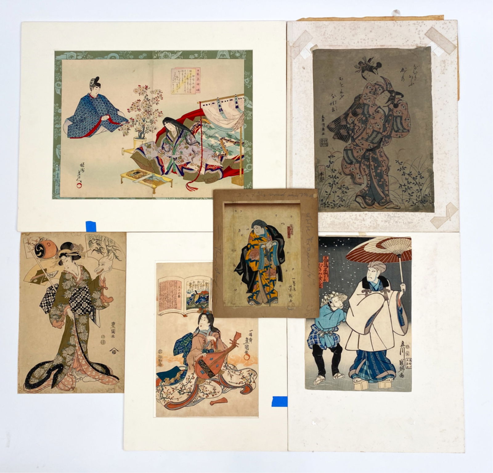 (6) GROUPING OF JAPANESE PRINTS (1 of 20)