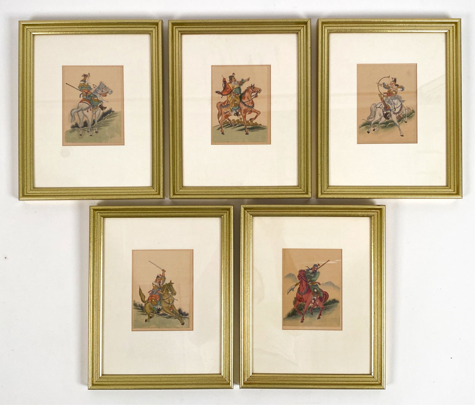 (5) CHINESE HAND-COLORED PRINTS (1 of 11)