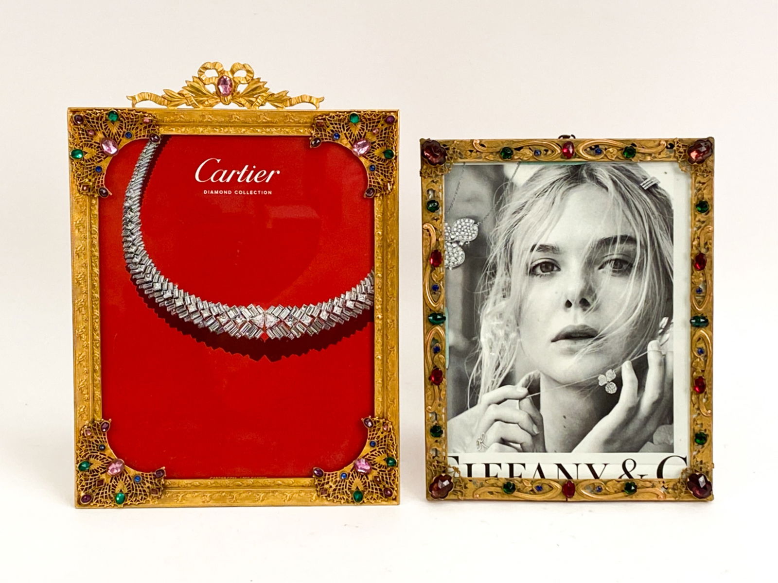 (2) FAUX JEWELED TABLETOP FRAMES (1 of 11)