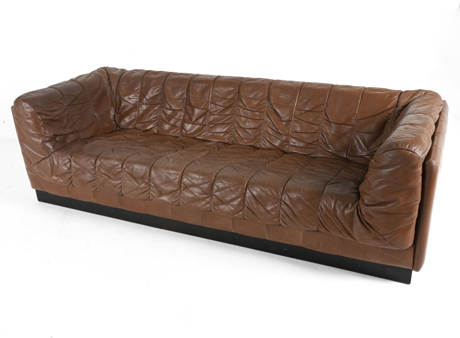 MANNER OF DE SEDE LEATHER SOFA (1 of 8)