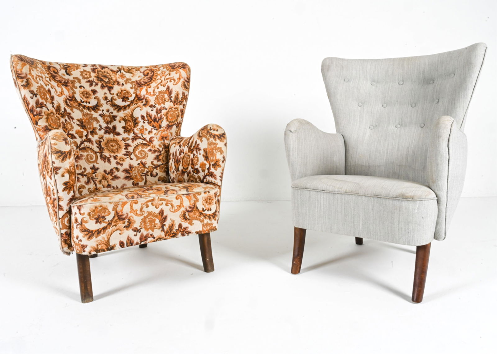 (2) MANNER OF MOGENS LASSEN MAHOGANY EASY CHAIRS (1 of 14)