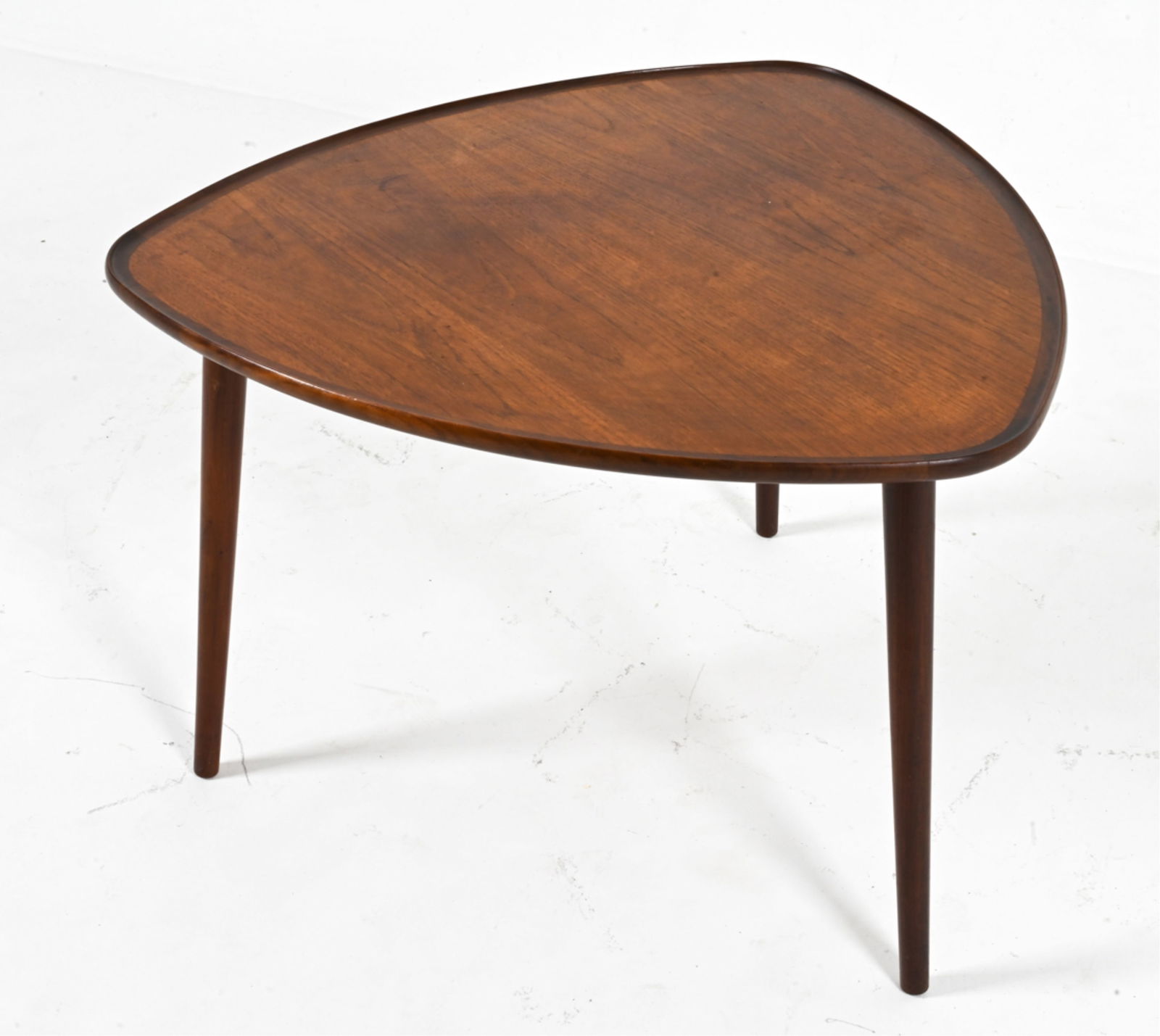 DANISH MID-CENTURY TEAK GUITAR PICK COCKTAIL TABLE (1 of 12)