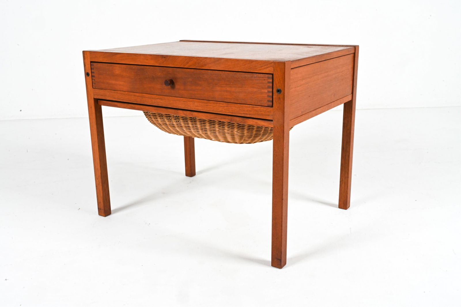 KAI KRISTANSEN FOR VILDBJERG TEAK SEWING TABLE (1 of 14)
