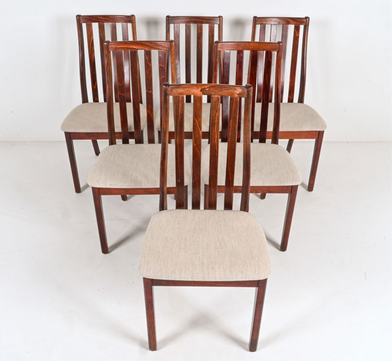 (6) MANNER OF LESLIE DANDY BIRCH DINING CHAIRS (1 of 13)