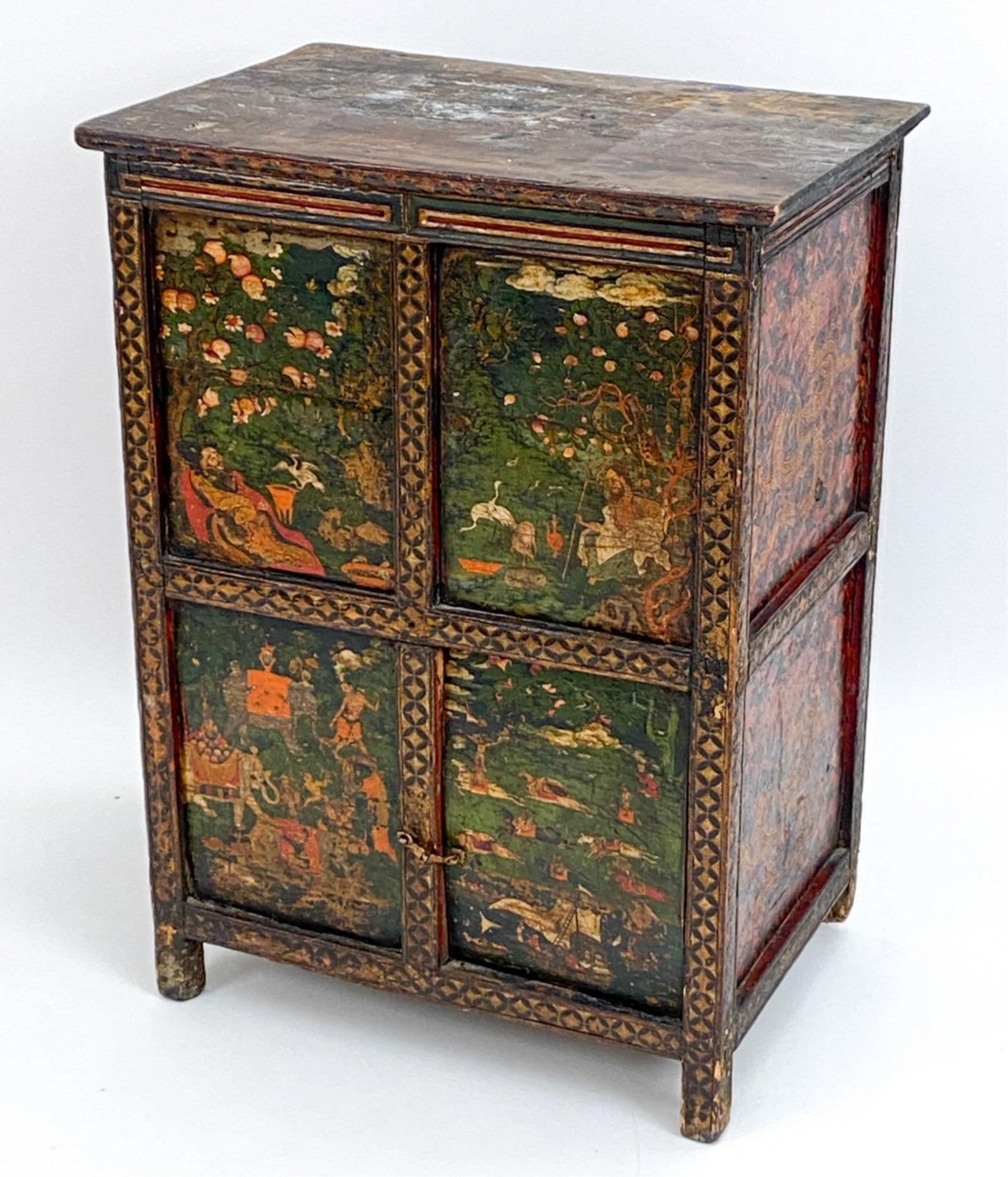 SINO TIBETAN ORIGINAL MONASTARY PAINTED CHEST (1 of 19)
