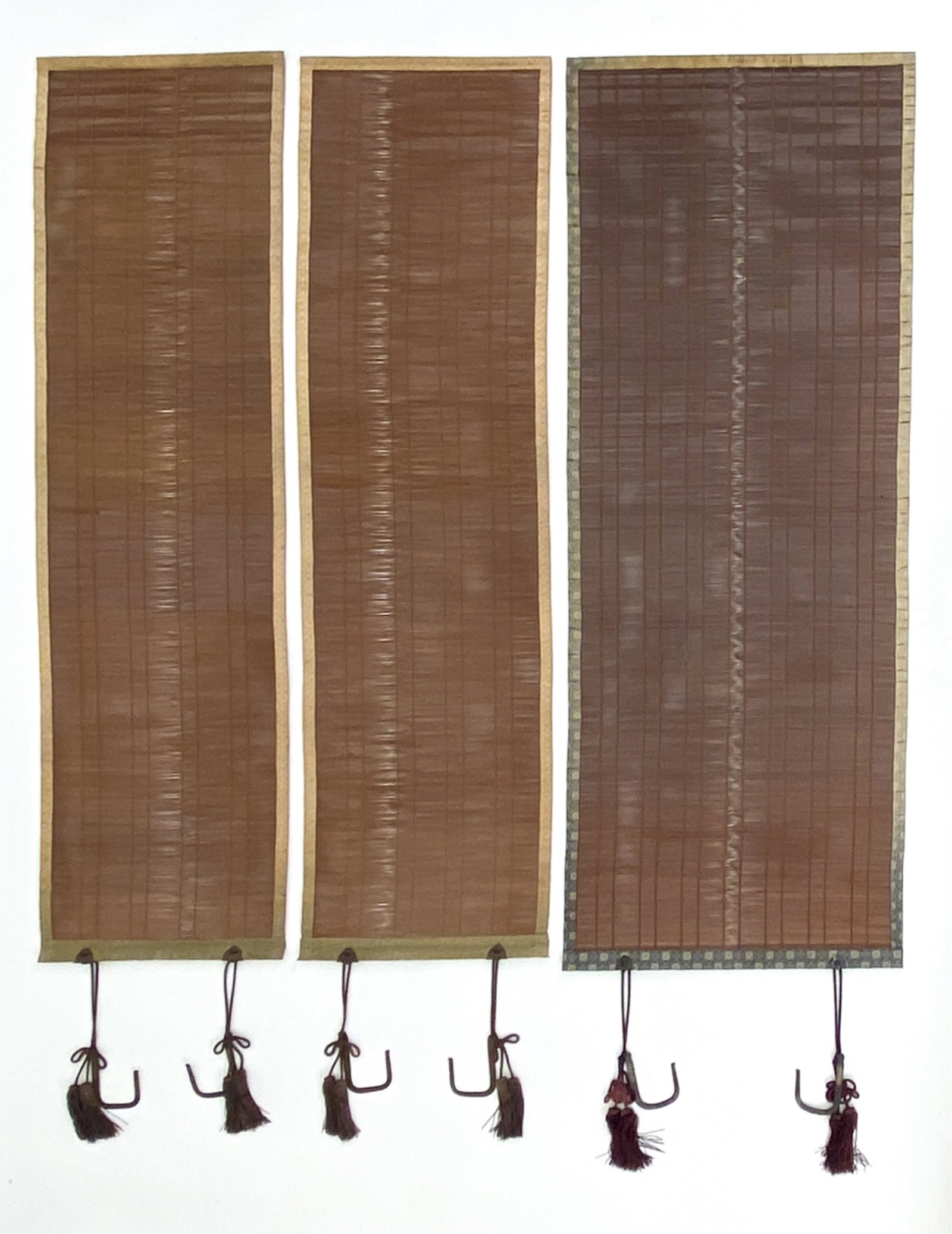 (3) ANTIQUE CHINESE BAMBOO BLINDS (1 of 12)
