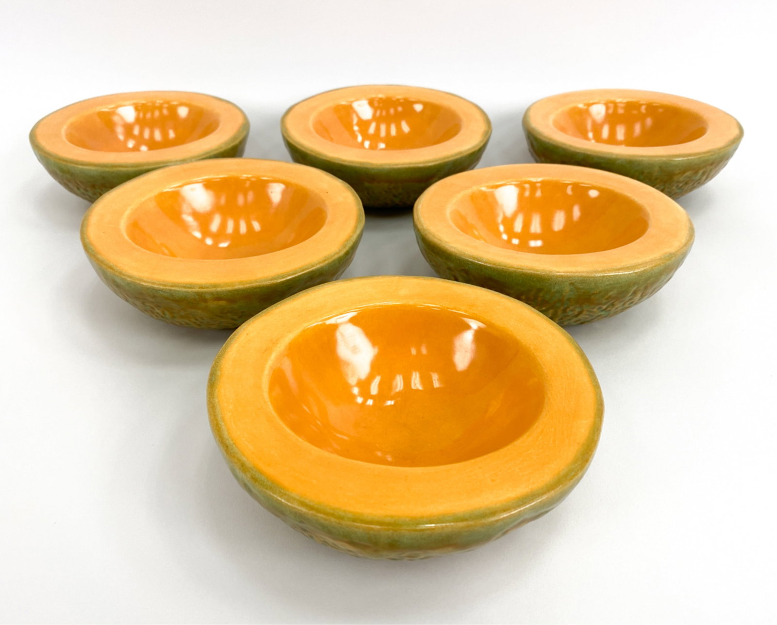 (6) VINTAGE THEA CERAMIC MELON FRUIT BOWLS (1 of 7)