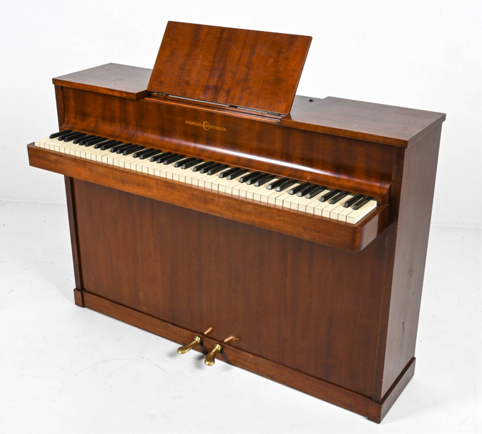Andreas Christensen Danish Mahogany Piano, 1950's Auction