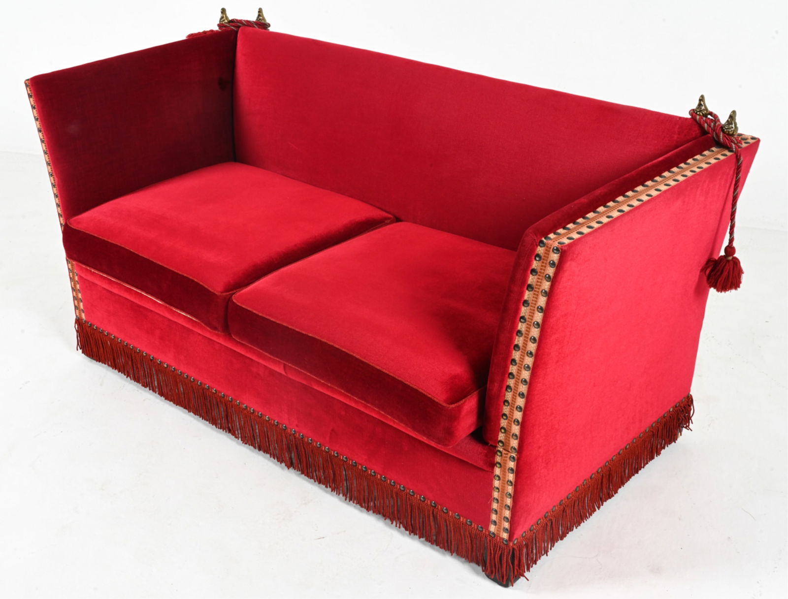 DANISH VELVET KNOLE SOFA, C. 1960'S (1 of 15)