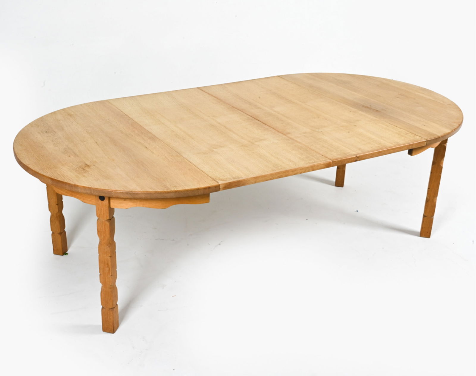 HENNING KJAERNULF OAK DINING TABLE, C. 1970'S (1 of 12)