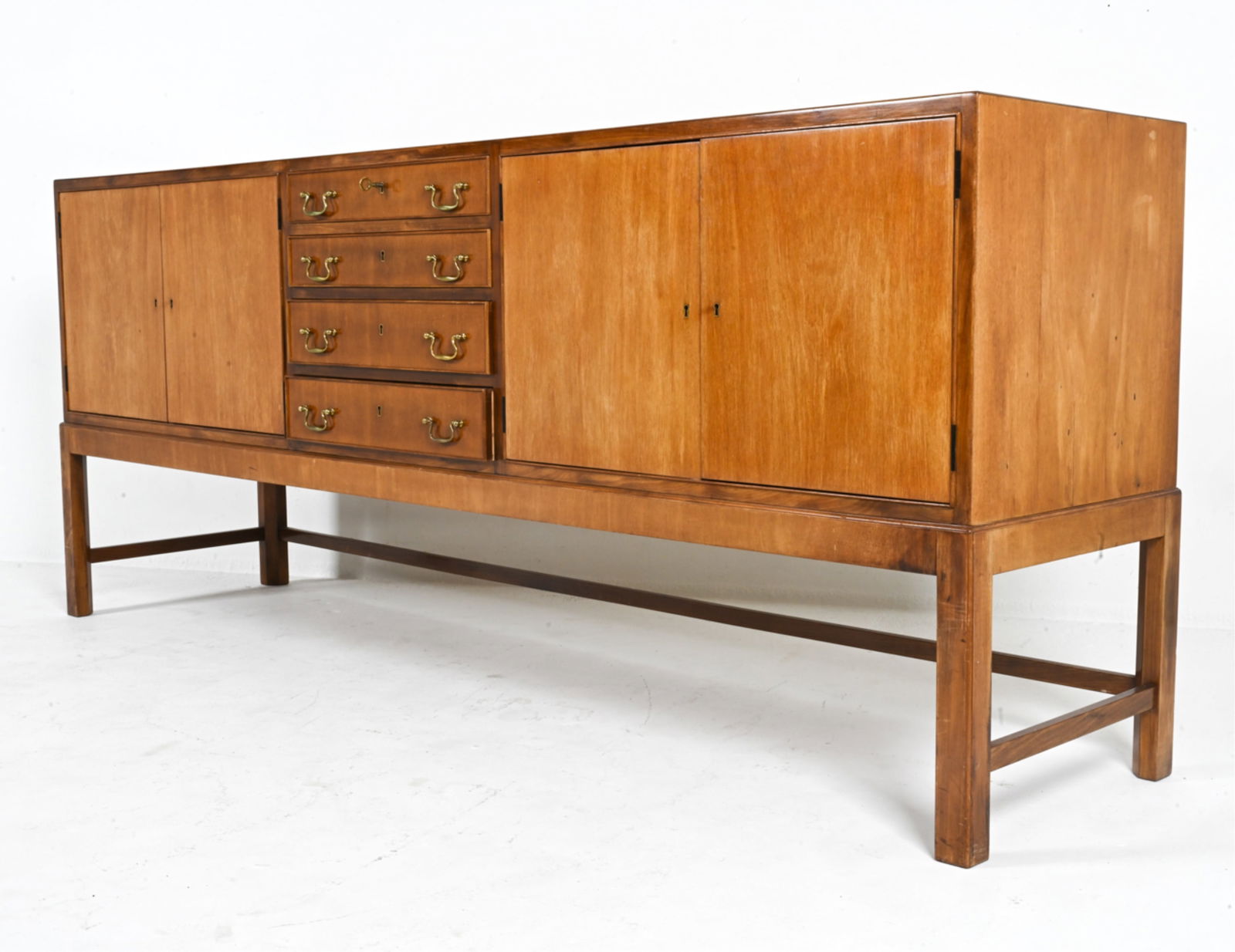 JACOB KJAER DANISH MAHOGANY SIDEBOARD, C. 1950'S (1 of 13)