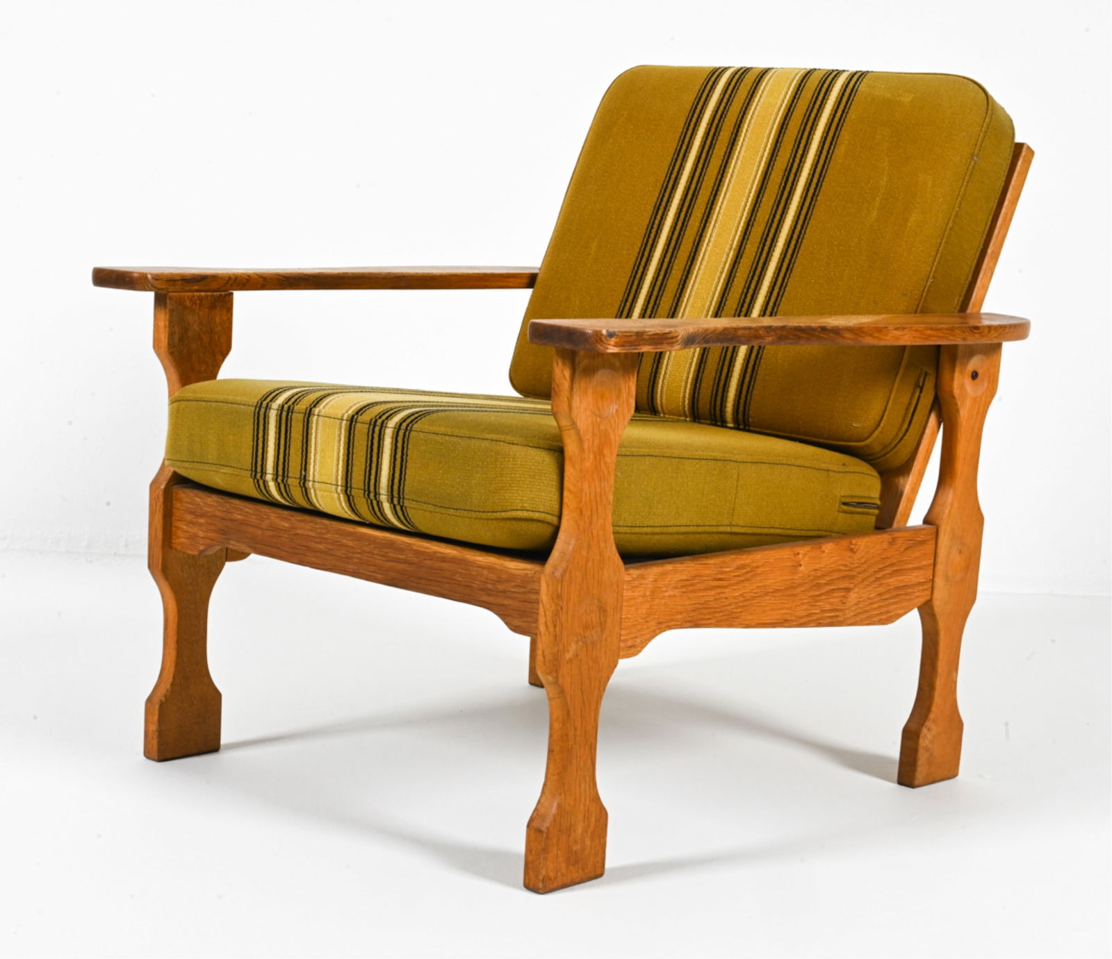 MANNER OF HENNING KJAERNULF OAK ARMCHAIR (1 of 11)
