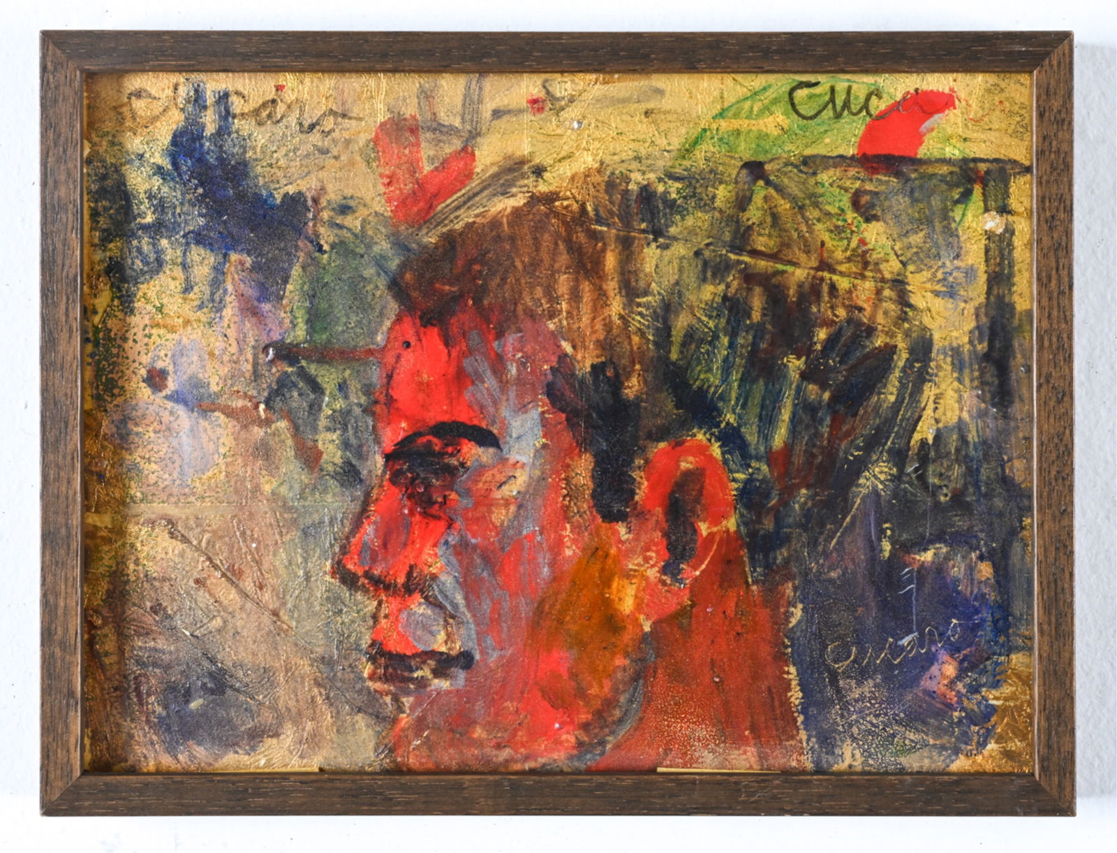 PASCAL CUCARO (1915-2004) O/M WITH GOLD LEAF (1 of 10)