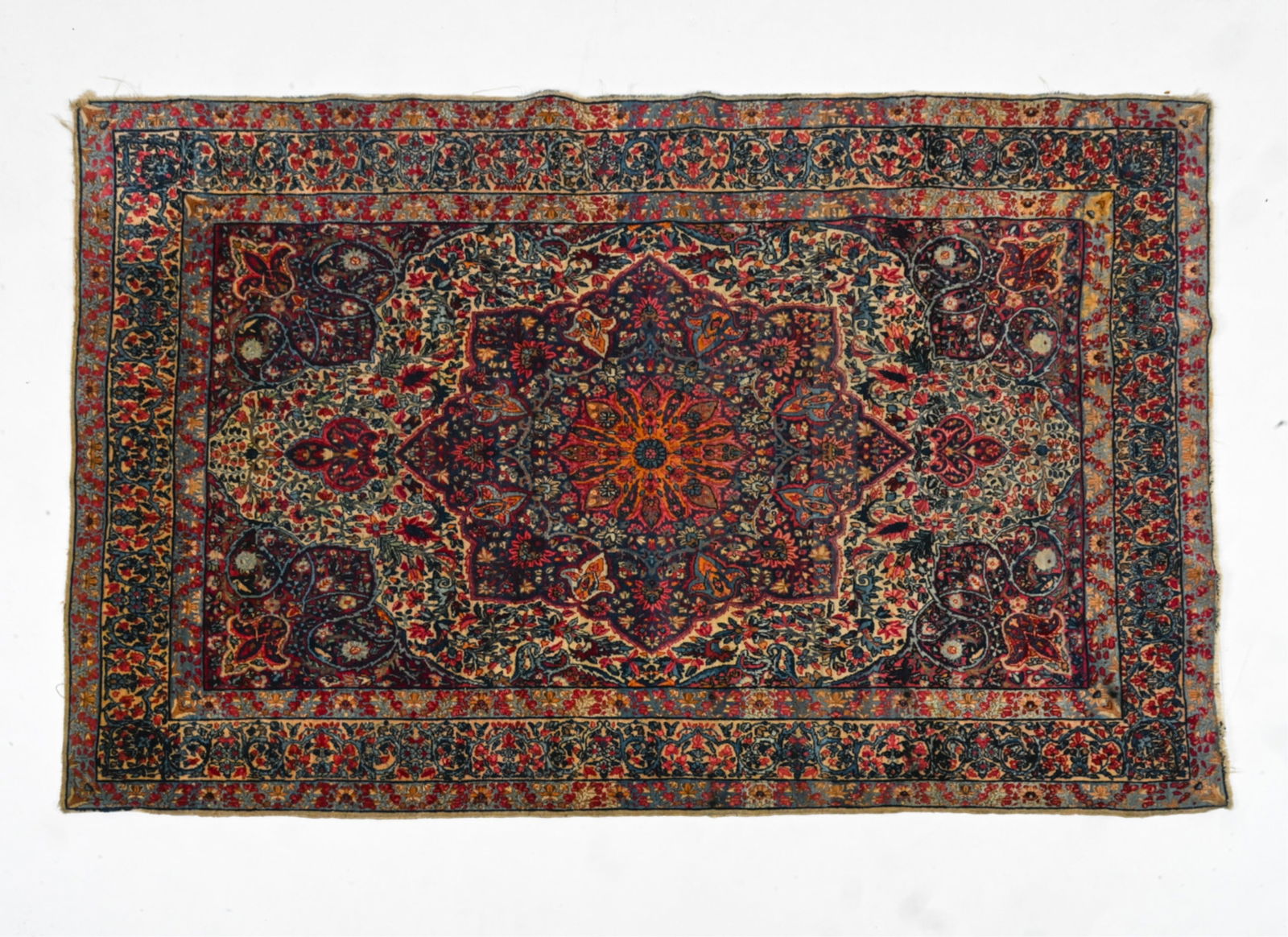 PERSIAN HAND-KNOTTED MEDALLION AREA RUG (1 of 10)