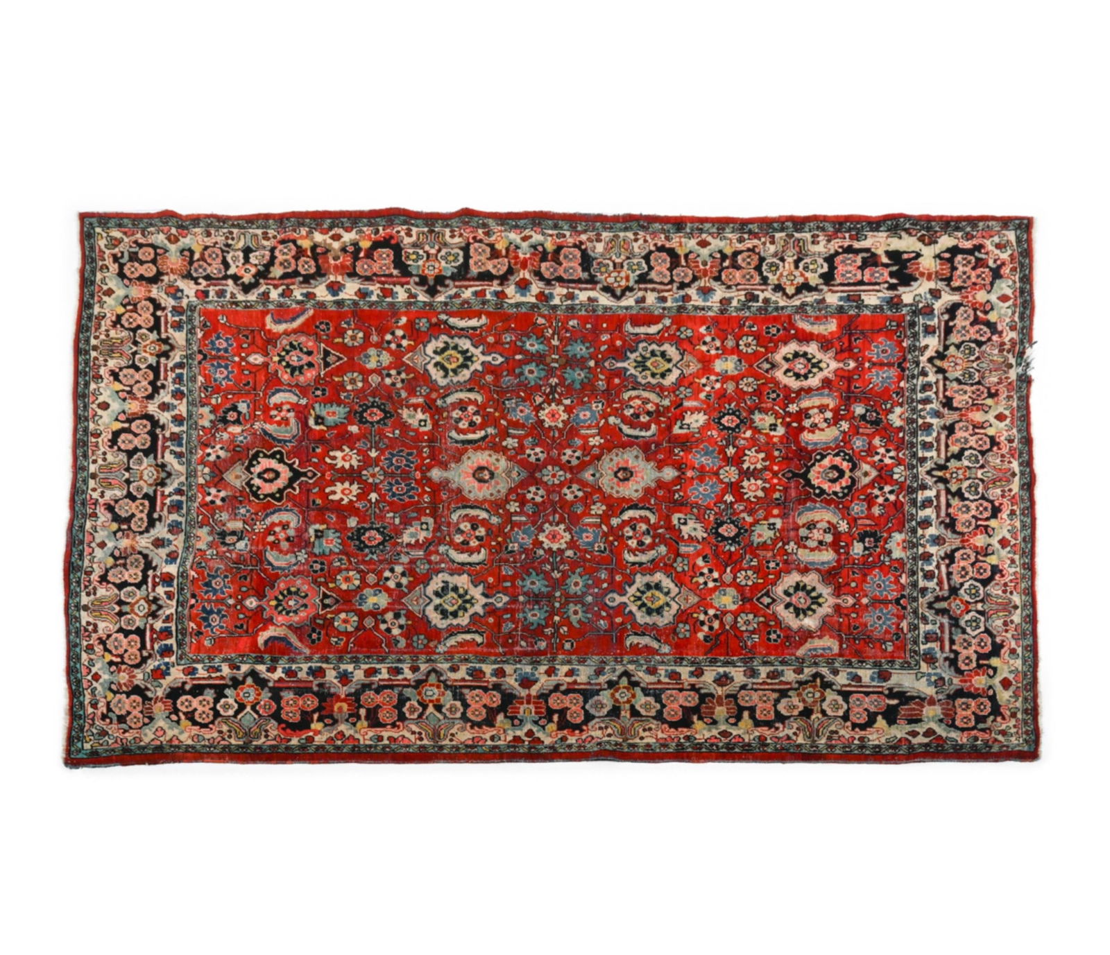 PERSIAN HAND-KNOTTED SAROUK AREA RUG (1 of 9)