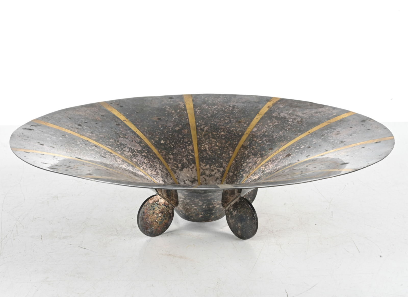 WMF IKORA ART DECO SILVER-PLATED BRASS BOWL (1 of 11)