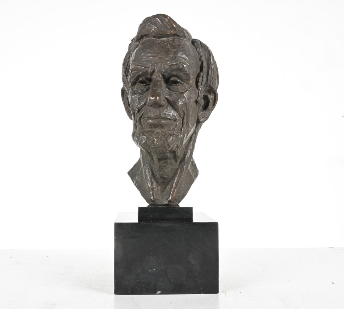 LEO CHERNE ALVA STUDIOS BUST OF ABRAHAM LINCOLN (1 of 12)