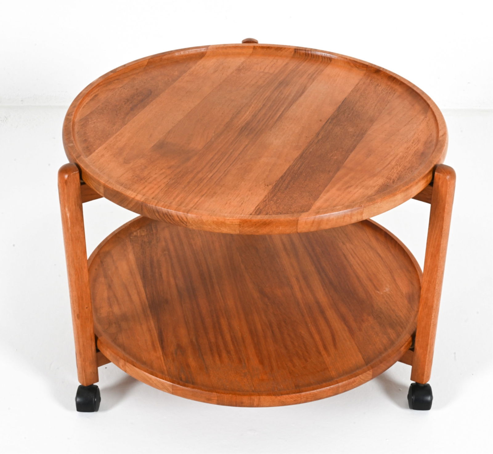 MODERN TEAK TRAY-TOP COCKTAIL TABLE (1 of 11)