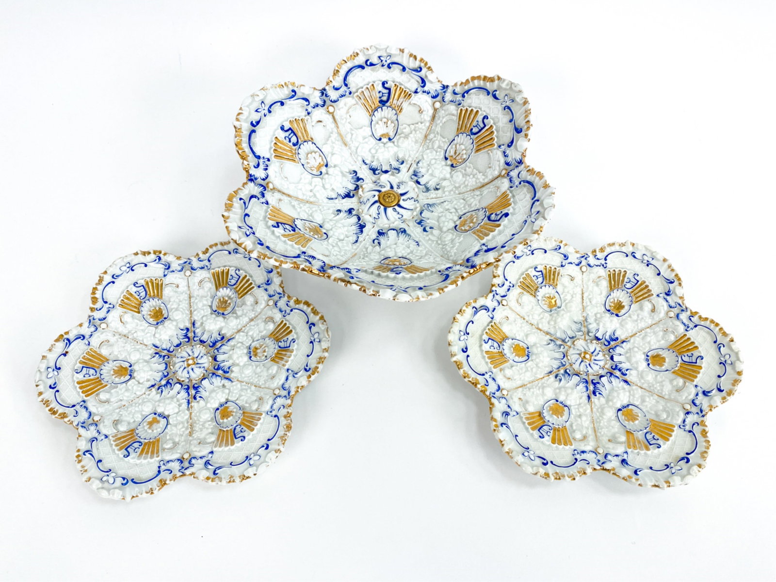 (3) ANTIQUE MEISSEN PORCELAIN GROUPING (1 of 16)