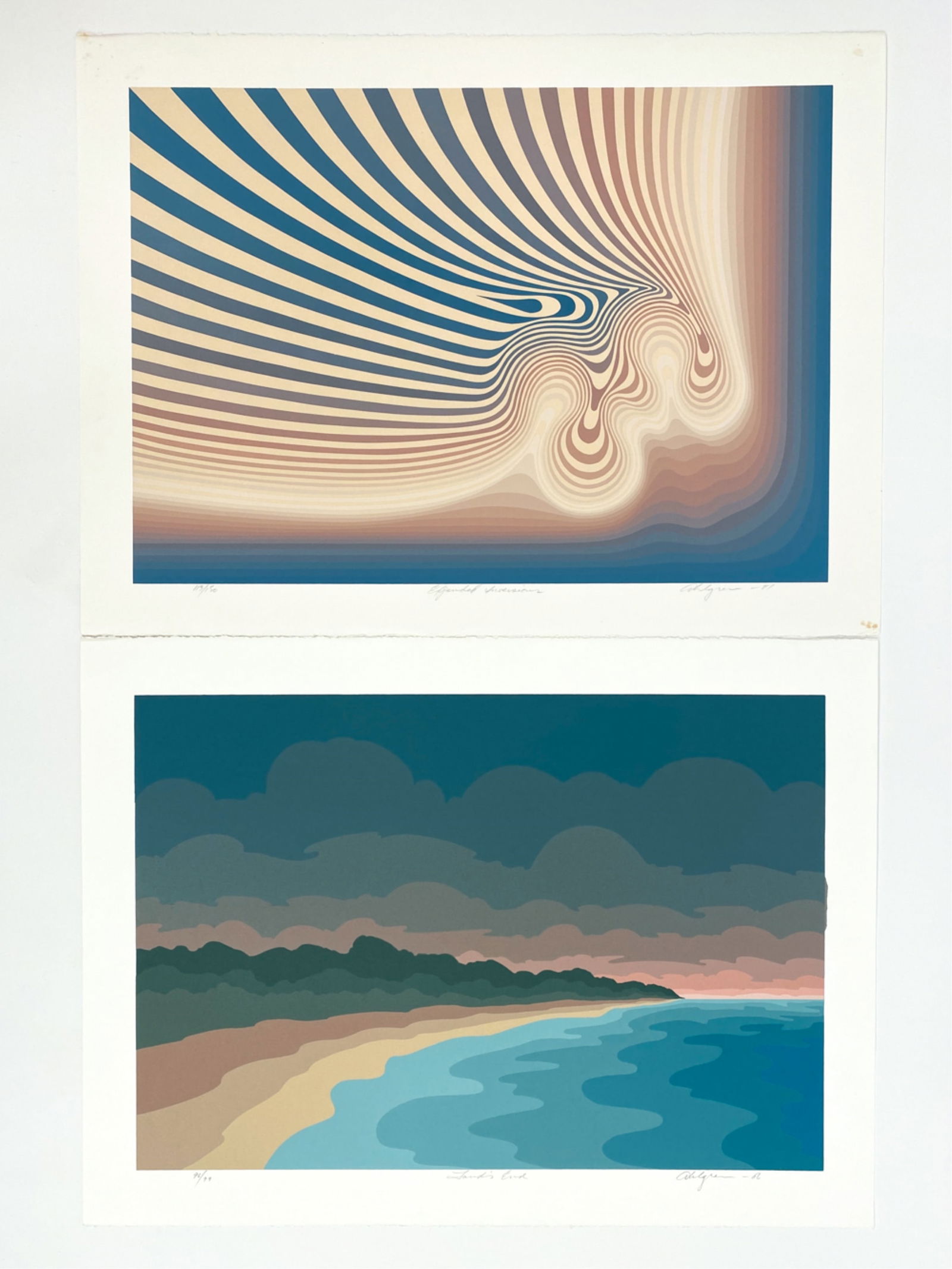 (2) ROY AHLGREN (AMERICAN, 1927-2011), SILKSCREENS (1 of 13)