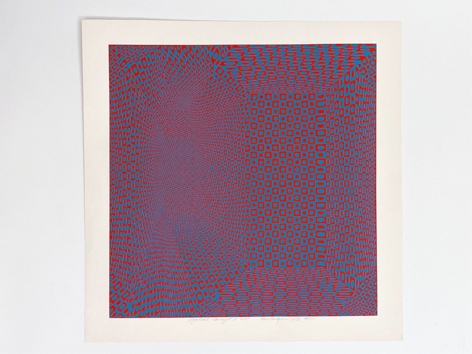 ROY AHLGREN (AMERICAN, 1927-2011), SILKSCREEN (1 of 4)