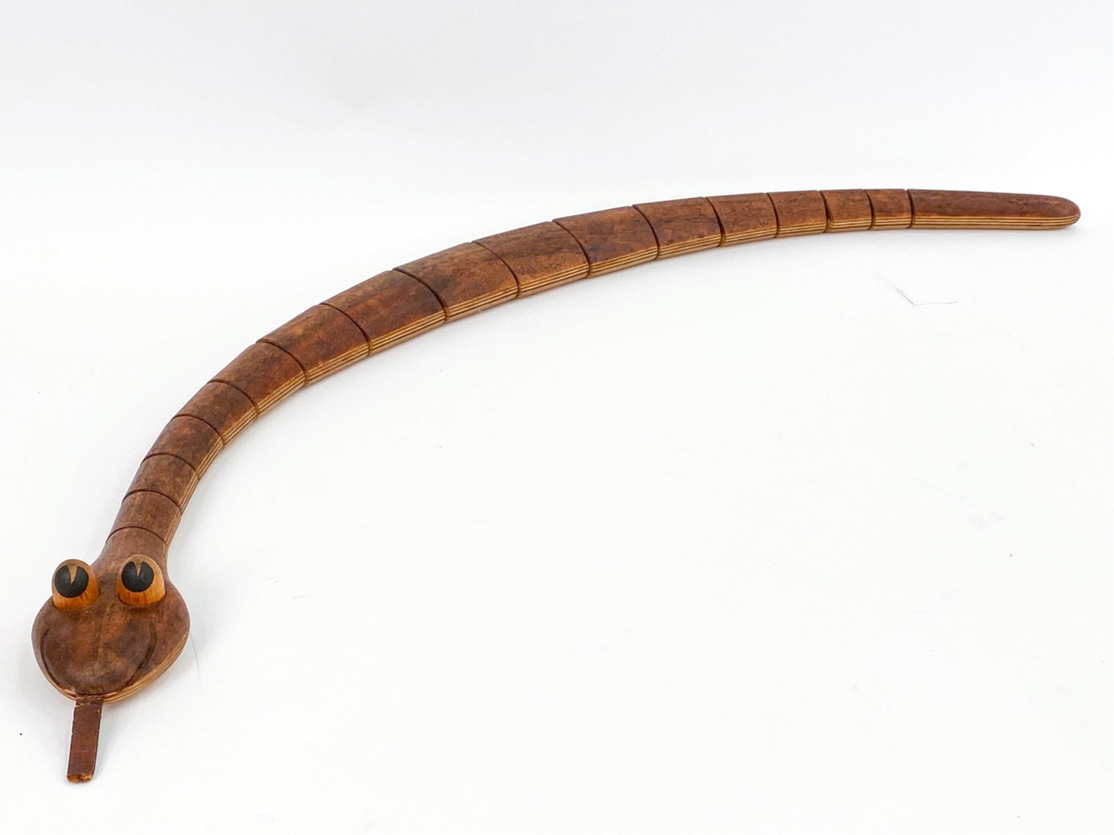 DEAN SANTNER ARTICULATED WOODEN SNAKE (1 of 10)