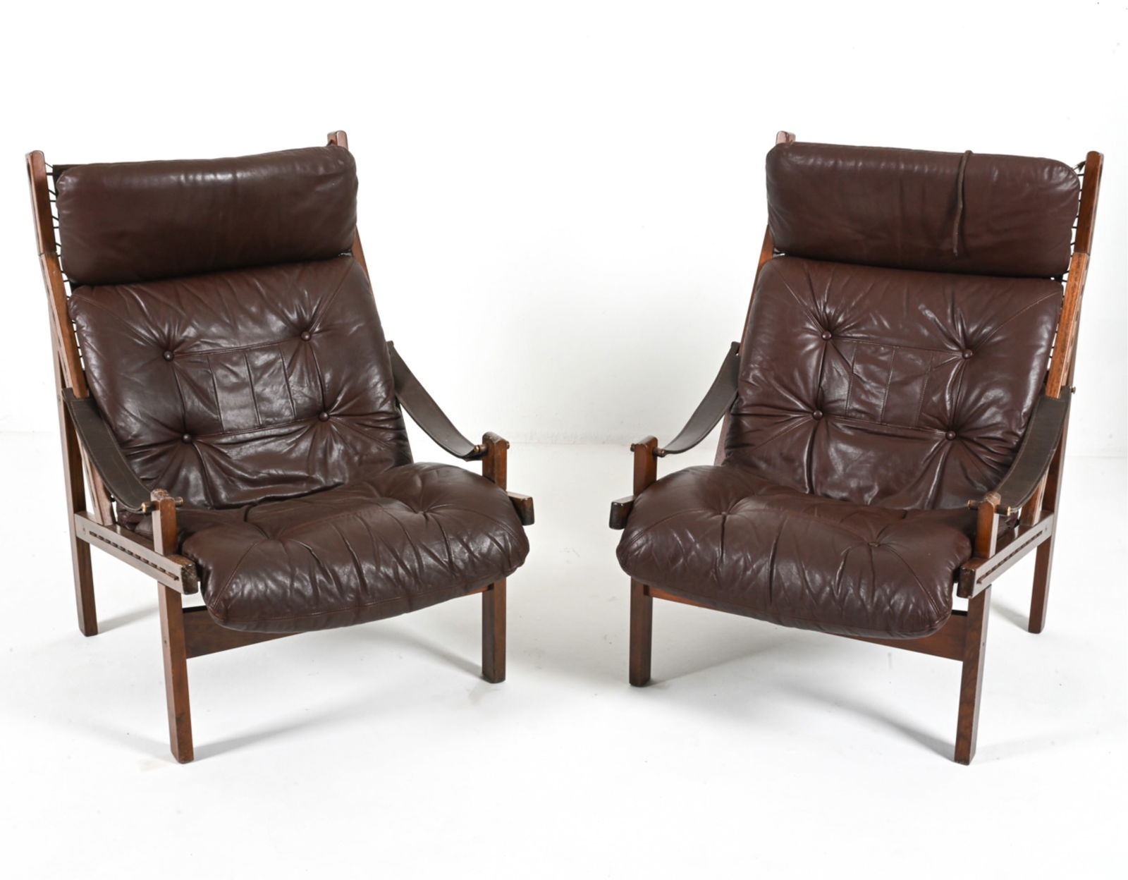 (2) TORBJORN AFDAL HIGH-BACK HUNTER SAFARI CHAIRS (1 of 14)