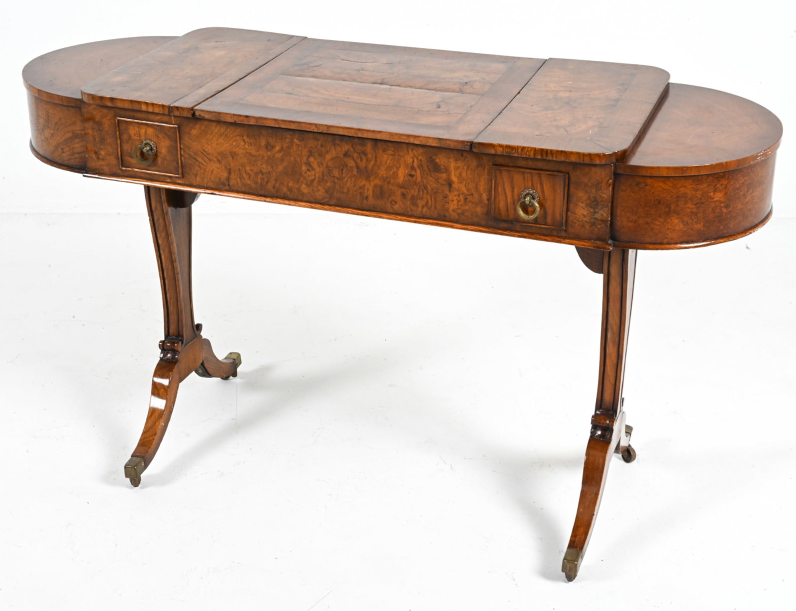 ENGLISH REGENCY BURLWOOD GAMES TABLE (1 of 20)
