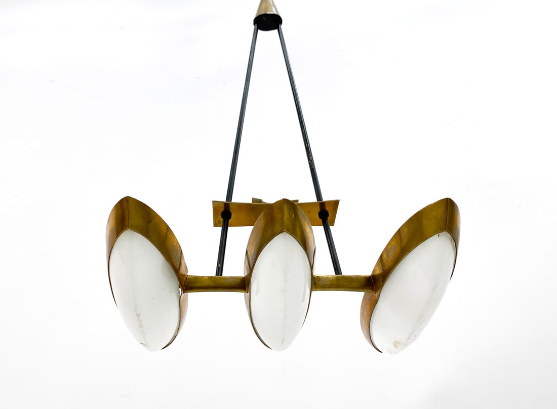 ATTR. ARREDOLUCE "KITE" CHANDELIER, C. 1950'S (1 of 8)