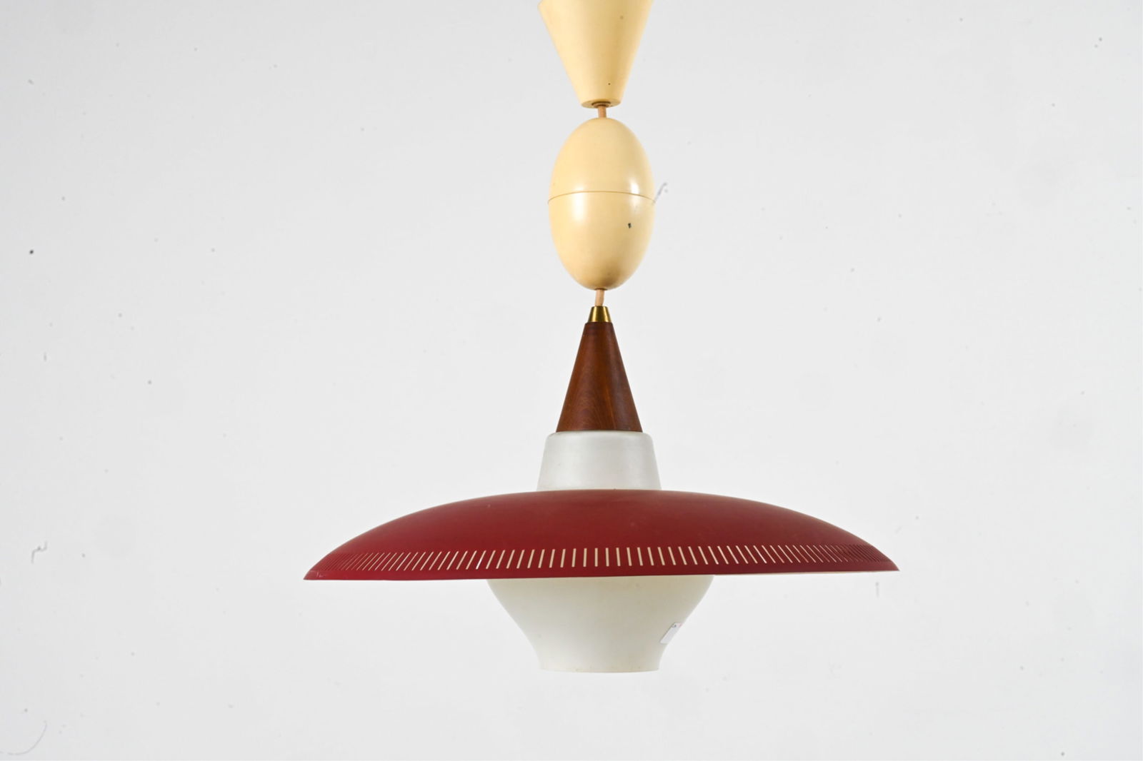MANNER OF BENT KARLBY SAUCER PENDANT, C. 1950'S (1 of 11)
