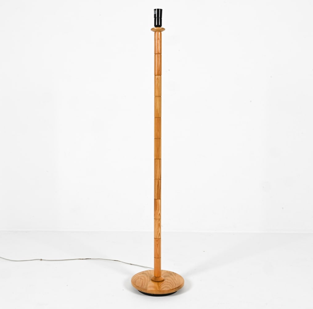 DANISH MODERN PINE FLOOR LAMP (1 of 11)
