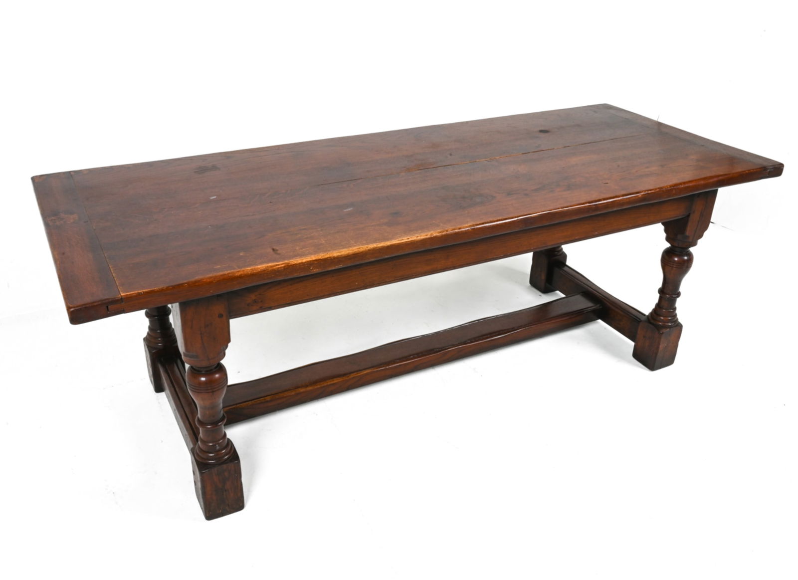 ANTIQUE OAK REFECTORY DINING TABLE (1 of 12)
