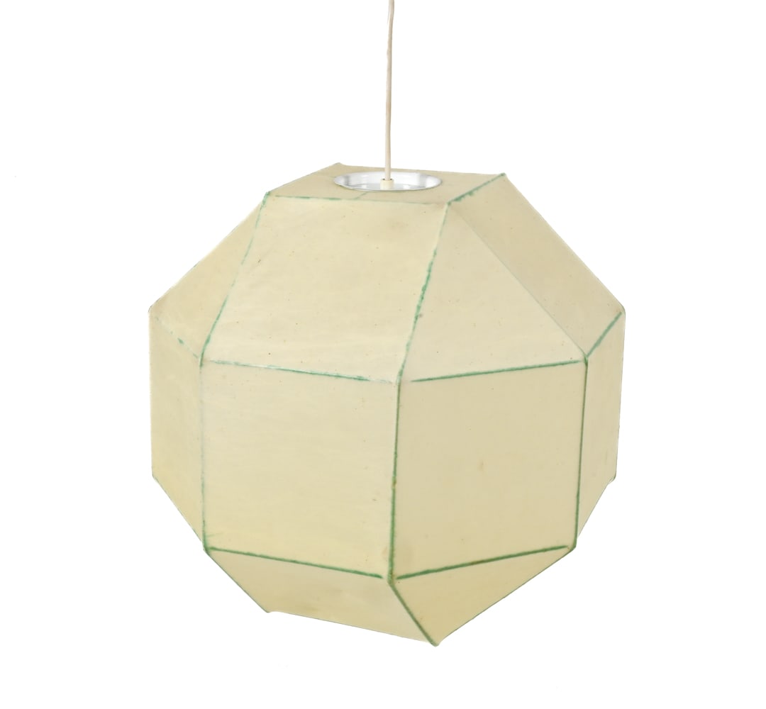 ATTR. FRITZ WAUER GEOMETRIC RESIN COCOON PENDANT (1 of 10)